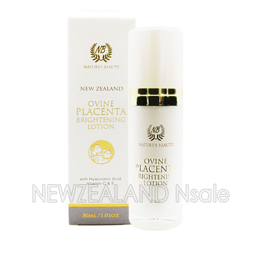 (네이쳐스뷰티) 오빈 플라센터 브라이트닝 로션 30ml (with Hyaluronic Acid, Vitamin C & E - 기존 화이트닝 크림 단종