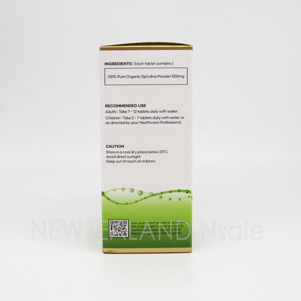 하이웰 프리미엄 스피루리나 500mg 500정 5통