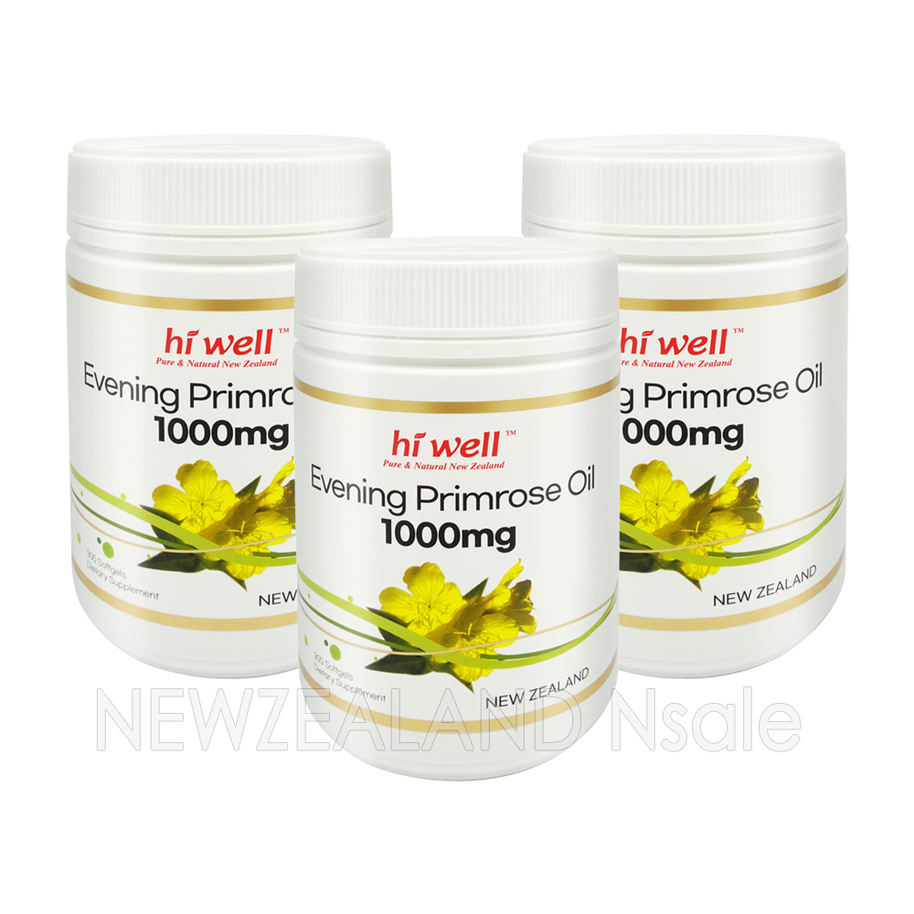 하이웰 달맞이꽃 종자유 1000mg 300캡슐 3통