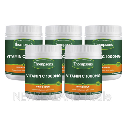 톰슨 비타민C 1000mg 150정 5통