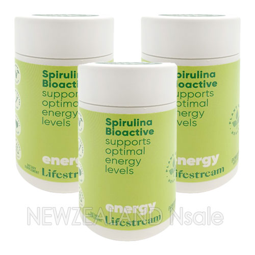 (오더베이스)라이프스트림 바이오액티브 스피루리나 밸런스파우더 100g 3통