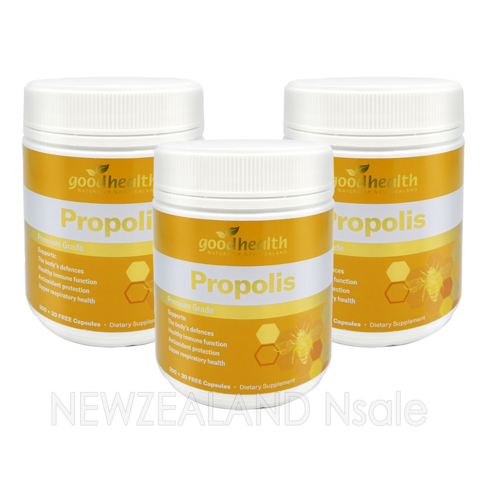 굿헬스 프리미엄 프로폴리스 500mg 330캡슐 3통