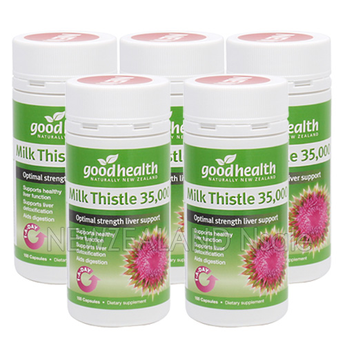 굿헬스 밀크씨슬 35,000mg 100캡슐 5통