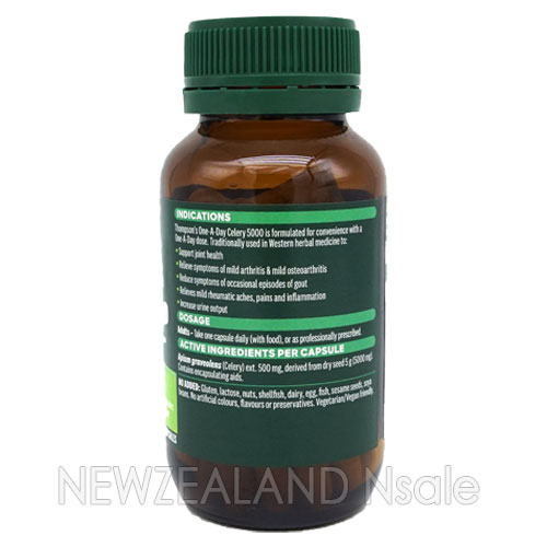 톰슨 원어데이 셀러리 5000mg 60캡슐 2통 *