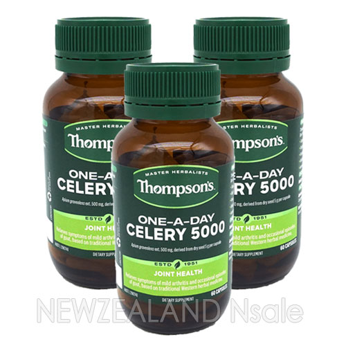 톰슨 원어데이 셀러리 5000mg 60캡슐 3통
