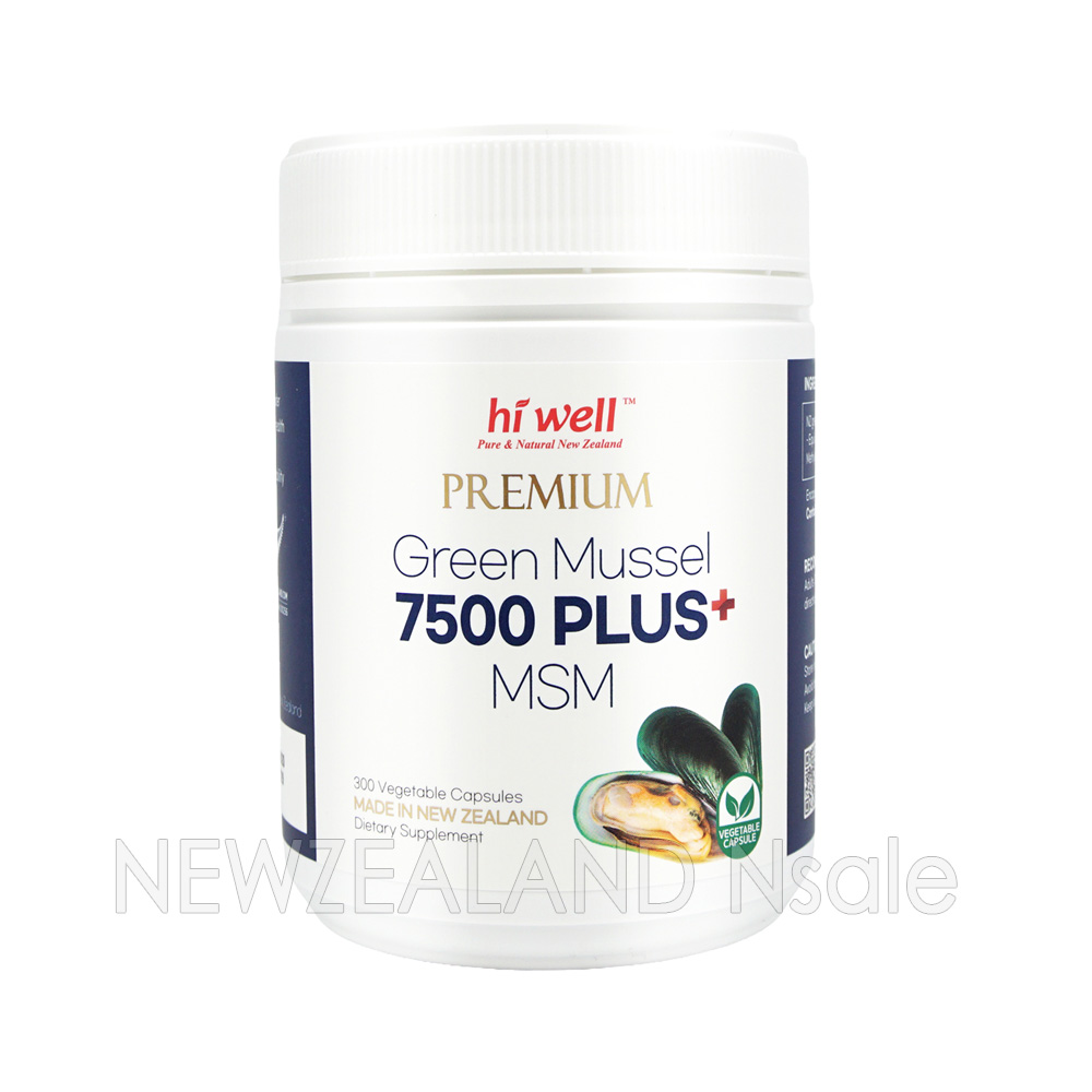 하이웰 프리미엄 초록입홍합 7500mg 플러스 MSM 300베지캡슐 1통
