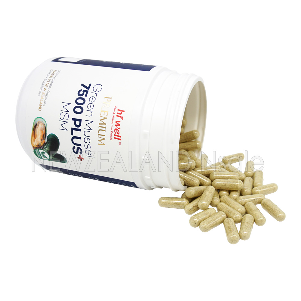 하이웰 프리미엄 초록입홍합 7500mg 플러스 MSM 300베지캡슐 2통