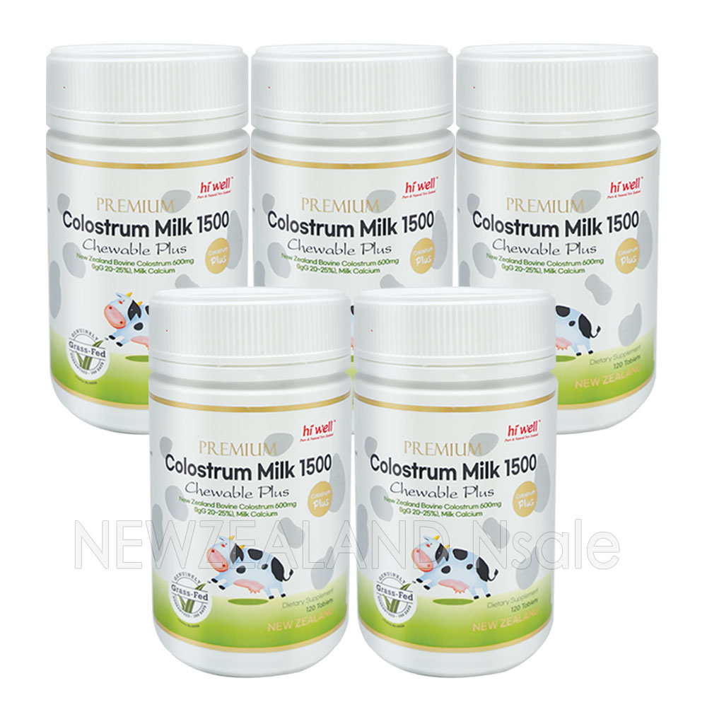 하이웰 프리미엄 초유 정제1500 플러스(Plus) 120정(1정 600mg) 5통