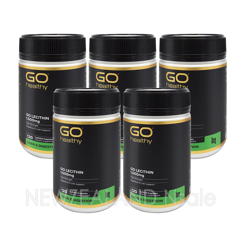 고헬씨 고 레시틴 1500mg 120캡슐 5통