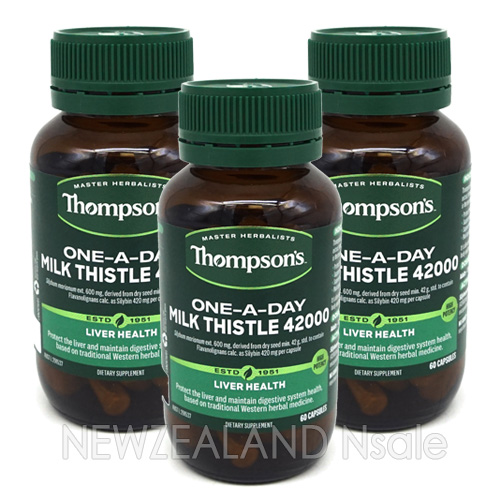 톰슨 원어데이 밀크씨슬 42000mg 60캡슐 3통