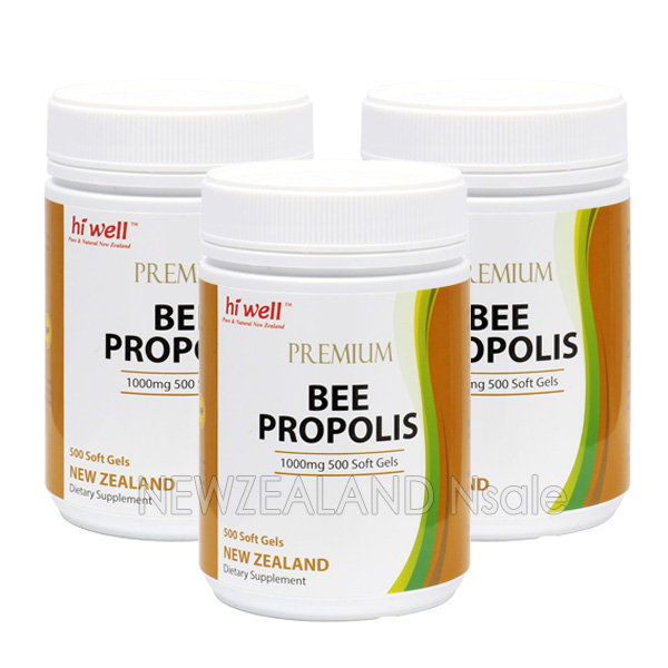  하이웰 프리미엄 비프로폴리스1000mg 500 소프트젤 3통