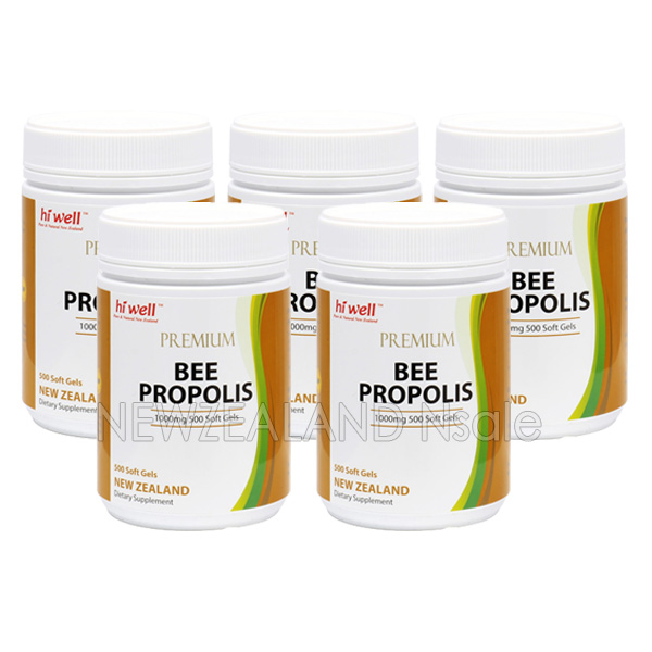 하이웰 프리미엄 비프로폴리스1000mg 500 소프트젤 5통