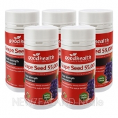 굿헬스 포도씨추출물 Grape Seed 55,000mg 90캡슐 5통