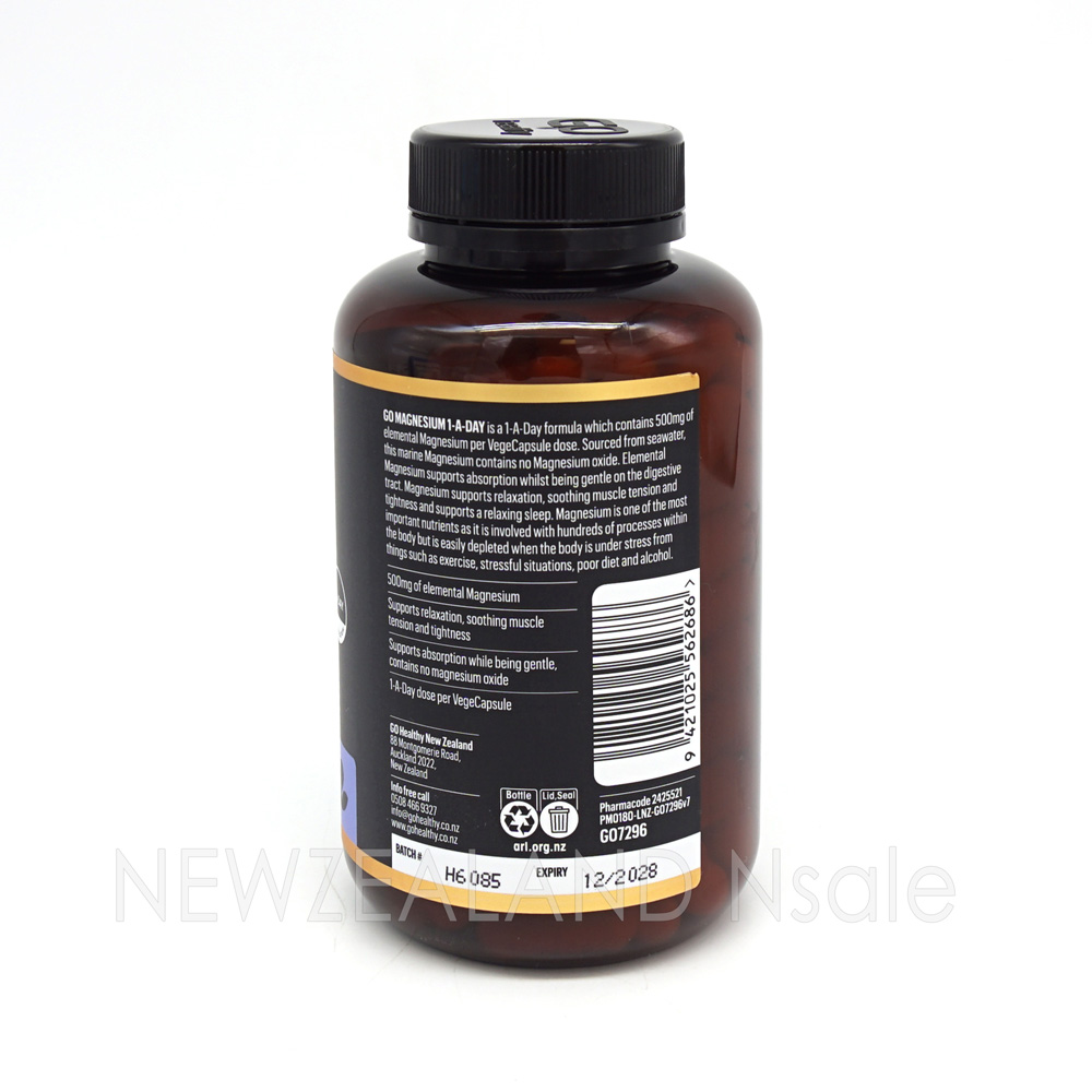고헬씨 고 마그네슘 원어데이 500mg 120캡슐 1통