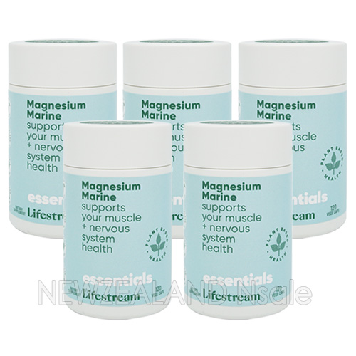 라이프스트림 네츄럴 마그네슘 퓨어 마린 120베지캡슐 5통