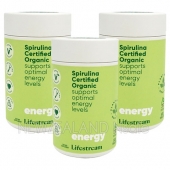 (오더베이스) 라이프스트림 유기농 스피루리나 500정 3통