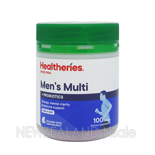 헬써리스 맨스 멀티 비타민 위드 프로바이오틱 원어데이 100정 1통