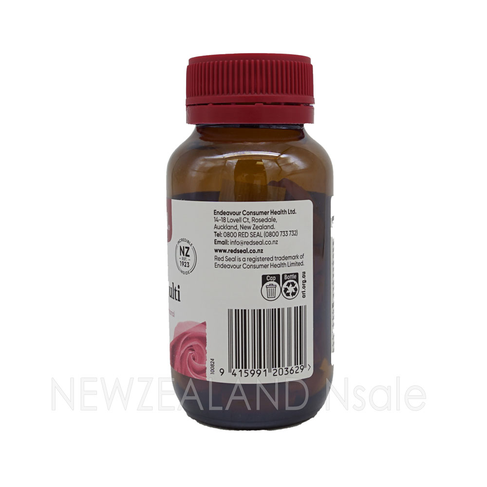 (오더베이스) 레드씰 여성 멀티비타민 원어데이 60정 5통 *