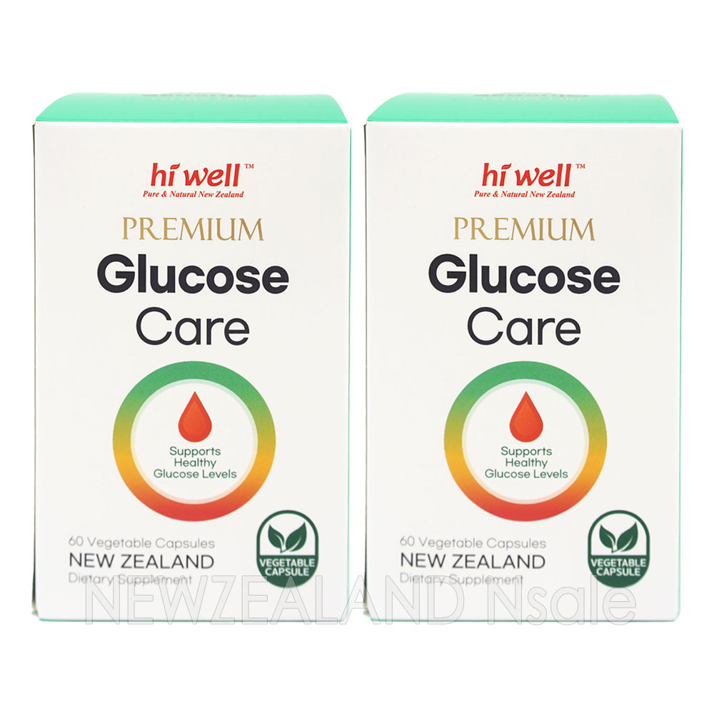 (리뉴얼)하이웰 프리미엄 글루코스케어 60베지캡슐 2통
