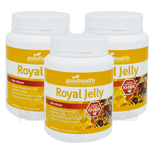 굿헬스 로얄제리 1000mg 365캡슐 3통