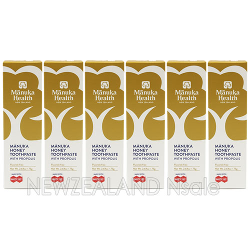 마누카헬스 마누카허니 with 프로폴리스 치약 75g 6개