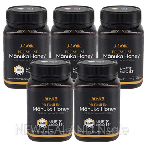 하이웰 프리미엄 마누카꿀 UMF5+ 500g 5통