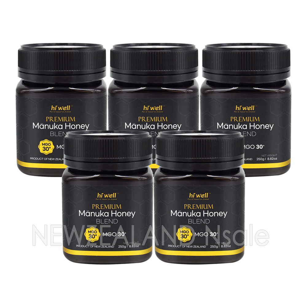 하이웰 프리미엄 마누카꿀 블랜드 허니 MGO 30+ 250g 5통