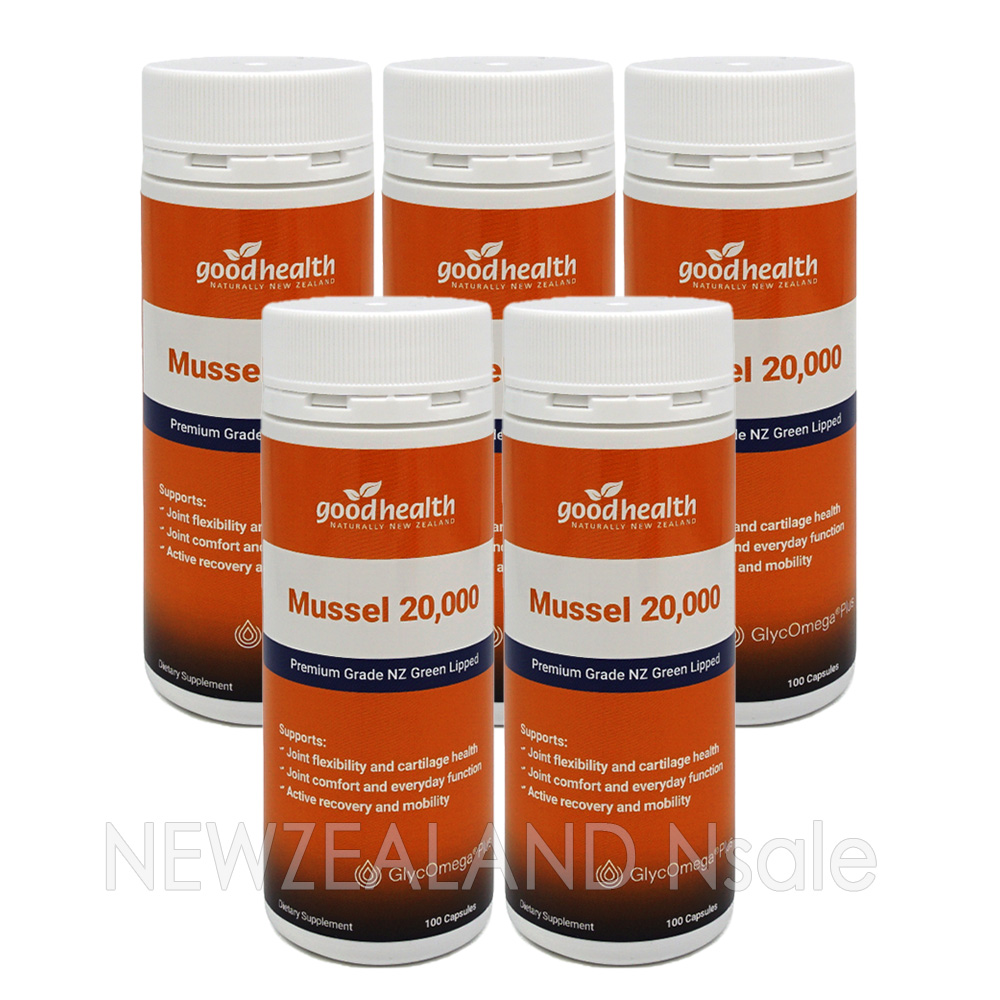 굿헬스 녹색입홍합 20000mg 100캡슐 5통